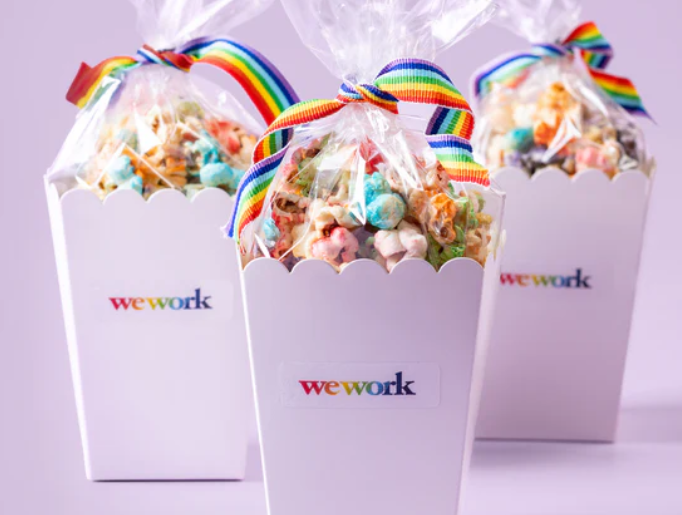 50 - Brandable Rainbow Popcorn Pots